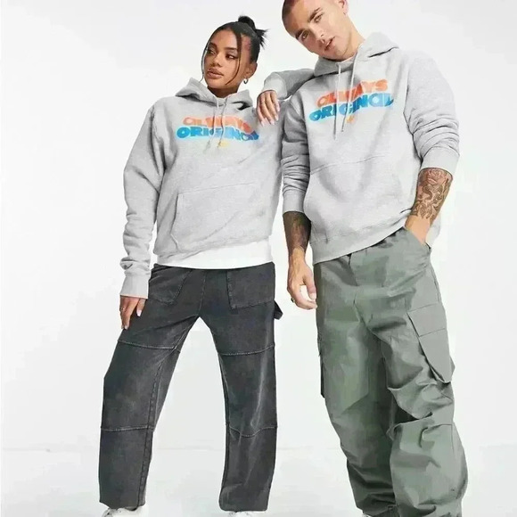 Adidas Originals Always Original Pullover Hoodie Gray Men's Size Medium - Picture 1 of 4